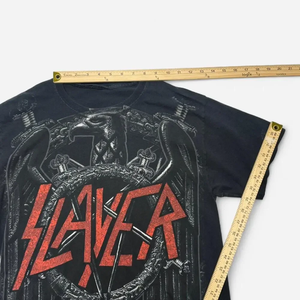 Slayer World Painted Blood Graphic Tee Black Fits L - Picture 5 of 5